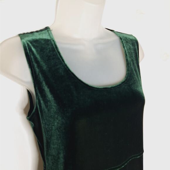 VTG 90s Rabbit Rabbit Burnout Velvet Dress Jacket Set 8 Maxi Whimsygoth Cottage - Picture 5 of 15